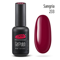 Зображення  Гель лак для нігтів PNB Gel Polish 8 мл, № 233, Об'єм (мл, г): 8, Колір: 233