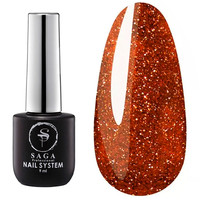 Зображення  Гель-лак світловідбивний Saga Fiery Gel №22, 9 мл, Об'єм (мл, г): 9, Колір: 22