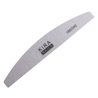 Изображение  Пилочка Kira Nails эконом, полукруг 180/240, Абразивность: 180/240