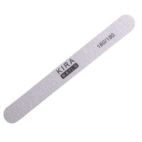 Изображение  Пилочка Kira Nails эконом, прямая стандарт 180/180, Абразивность: 180/180