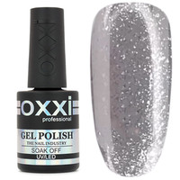 Зображення  Камуфлююча база для гель-лаку OXXI Cover Base 15 мл № 40 срібна з мікроблиском, Об'єм (мл, г): 15, Колір: 40