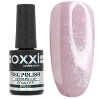 Зображення  Камуфлююча база для гель-лаку OXXI Sharm Base № 5, рожева з шимером, 15 мл, Об'єм (мл, г): 15, Колір: 005