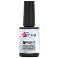 Зображення  Топ без липкого шару Molekula Rubber Top Shine no Sticky 12 мл