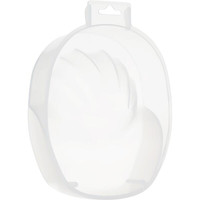 Изображение  Ванночка для маникюра Nails Molekula (прозрачно белая)