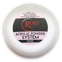 Зображення  Пудра акрилова для нігтів Roks 30 г, pink, Об'єм (мл, г): 30, Колір: Pink
