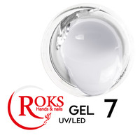 Изображение  Гель для наращивания ногтей Roks UV/LED Gel 15 мл, № 7, Объем (мл, г): 15, Цвет: 007