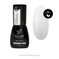 Изображение  Siller White Base Pro №1 цветная база (белый), 8 мл, Объем (мл, г): 8, Цвет: 01