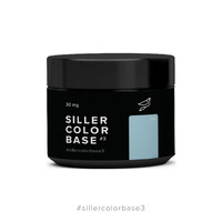Изображение  Siller Color Base №3 камуфлирующая цветная база (голубая), 30 мл, Объем (мл, г): 30, Цвет: 03