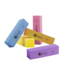 Изображение  Бафик 4-х сторонний Molekula Professional 120/120, красный