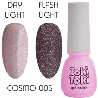 Зображення  Гель-лак Toki Toki Cosmo № 006, 5 мл, Об'єм (мл, г): 5, Колір: 006