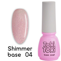 Зображення  Кольорова база Toki Toki Shimmer base № 04, 5 мл, Об'єм (мл, г): 5, Колір: 04