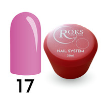 Изображение  Камуфлирующая база для гель-лака Roks Rubber Base French 30 мл, № 17, Объем (мл, г): 30, Цвет: 017