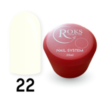 Изображение  Камуфлирующая база для гель-лака Roks Rubber Base French 30 мл, № 22, Объем (мл, г): 30, Цвет: 022