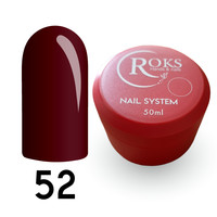 Зображення  Камуфлююча база для гель-лаку Roks Rubber Base French 50 мл, № 52, Об'єм (мл, г): 50, Колір: 052