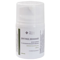 Зображення  Крем денний для жирної та комбінованої шкіри, мультиантиоксидантний з олією маракуї (25+) Green Health ОКЖ-003, 50 мл, Об'єм (мл, г): 50
