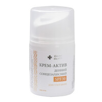 Зображення  Крем-актив денний сонцезахисний для сухої шкіри SPF30 Green Health ОКС-014, 50 мл, Об'єм (мл, г): 50