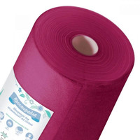 Зображення  Простирадла Doily 0,6х100 м (1 рул) малиновий, Кількість в упаковці (шт): рулон, Розмір простирадла: 60 см * 100 м, Колір: Crimson