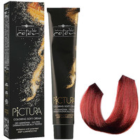 Зображення  Крем-фарба Hair Company Inimitable Pictura 6.66 темно-русявий інтенсивно-червоний COVER 100 мл, Об'єм (мл, г): 100, Колір: 6.66 темно-русявий інтенсивно-червоний COVER