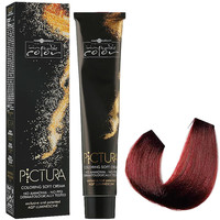 Зображення  Крем-фарба Hair Company Inimitable Pictura 6.66 темно-русявий інтенсивно-червоний REFLEX 100 мл, Об'єм (мл, г): 100, Колір: 6.66 темно-русявий інтенсивно червоний REFLEX