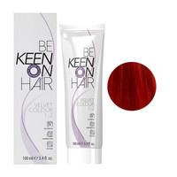 Зображення  Крем-фарба без аміаку KEEN VELVET COLOUR 7.44 натуральний інтенсивно-мідний блондин, 100 мл, Об'єм (мл, г): 100, Колір: 7.44 натуральний інтенсивно-мідний блондин