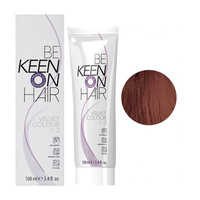 Зображення  Крем-фарба без аміаку KEEN VELVET COLOUR 6.44 темний блондин інтенсивно-мідний, 100 мл, Об'єм (мл, г): 100, Колір: 6.44 темний блондин інтенсивно-мідний