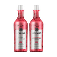 Изображение  Набор шампунь и кондиционер для тонких волос Inoar Kit duo Resistance Flor de Lotus, 2х1000 мл