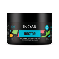Изображение  Маска лечение волос протеины зародышей Овса и Пшеницы Inoar Doctor Reconstruction Mask, 250 г