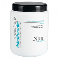 Зображення  Відновлююча маска з екстрактом вівса та насінням льону Nua, 1000 мл
