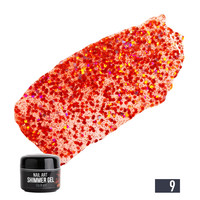 Изображение  Гель с блестками NUB Shimmer Gel 5 г, № 09, Объем (мл, г): 5, Цвет: 009