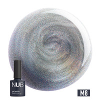 Зображення  Магнітний гель-лак NUB Mystery 9D Gel Polish 8 мл, № 008, Об'єм (мл, г): 8, Колір: 008