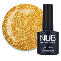 Зображення  Світловідбивний гель-лак із шиммером NUB Night Light №015 Desert Sand жовта охра, 8 мл, Об'єм (мл, г): 8, Колір: 015