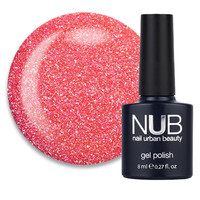 Зображення  Світловідбивний гель-лак із шиммером NUB Night Light №017 Hoya рожевий, 8 мл, Об'єм (мл, г): 8, Колір: 017