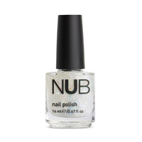 Зображення  Лак для манікюру NUB Nail Polish №75 кольорова слюда на прозорій основі, 14 мл, Об'єм (мл, г): 14, Колір: 75