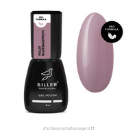 Изображение  Siller Nude Base Pro № 11 — камуфлирующая цветная база, 8мл, Объем (мл, г): 8, Цвет: 11
