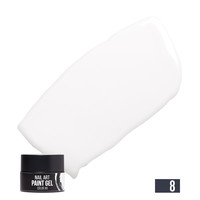 Изображение  Гель-краска для ногтей NUB Paint Gel 5 г, № 08, Объем (мл, г): 5, Цвет: 008