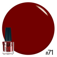 Зображення  Лак для манікюру NUB Nail Polish 14 мл, № 71, Об'єм (мл, г): 14, Колір: 71