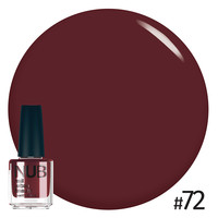 Зображення  Лак для манікюру NUB Nail Polish 14 мл, № 72, Об'єм (мл, г): 14, Колір: 72