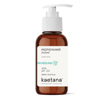 Зображення  Пілінг для обличчя Kaetana "Молочний", відлущує, омолоджує, зволожує, 20%, рН - 2.7-3,0, 150 мл