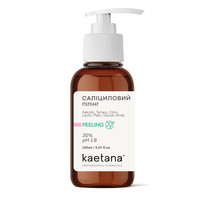 Зображення  Пілінг для обличчя Kaetana "Саліциловий", лікувально-омолоджувальна дія для проблемної шкіри, 30%, рН -1.8, 150 мл