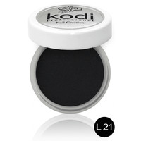 Зображення  Кольорова акрилова пудра Kodi 4.5 г №L21, Об'єм (мл, г): 4.5, Колір: L21