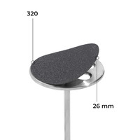 Изображение  Сменные файлы Kodi 26 мм (черные, 320 грит, без мп, 50 шт.)