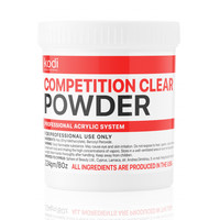 Зображення  Пудра акрилова для нігтів Kodi Competition Clear (прозорий акрил) 224 г, Об'єм (мл, г): 224, Колір: clear