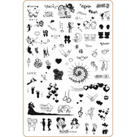 Зображення  Пластина для стемпінгу Kodi Stemping "Plus size" №03 (9,5х14,5см)