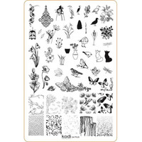 Зображення  Пластина для стемпінгу Kodi Stemping "Plus size" №04 (9,5х14,5см)