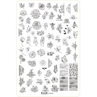 Зображення  Пластина для стемпінгу Kodi Stemping "Plus size" №10 (9,5х14,5см)