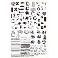 Зображення  Пластина для стемпінгу Kodi Stemping "Plus size" №11 (9,5х14,5см)