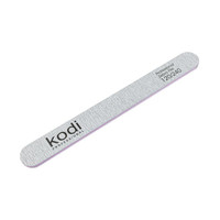 Зображення  №142 Пилка для нігтів пряма Kodi 120/240 (колір: світло-сірий, розмір: 178/19/4), Абразивність: 120/240