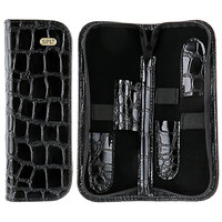Зображення  Футляр для перукарських інструментів SPL 77404AI "Чорний крокодил"