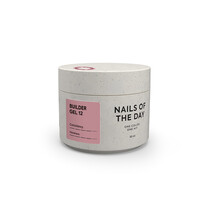 Зображення  Гель для нарощування нігтів Nails Of The Day Builder Gel 12 нюдово-рожевий, 30 мл, Об'єм (мл, г): 30, Колір: 12