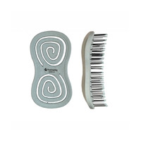 Изображение  Щетка Organica массажная голубая 118 мм Hairway 08096-03